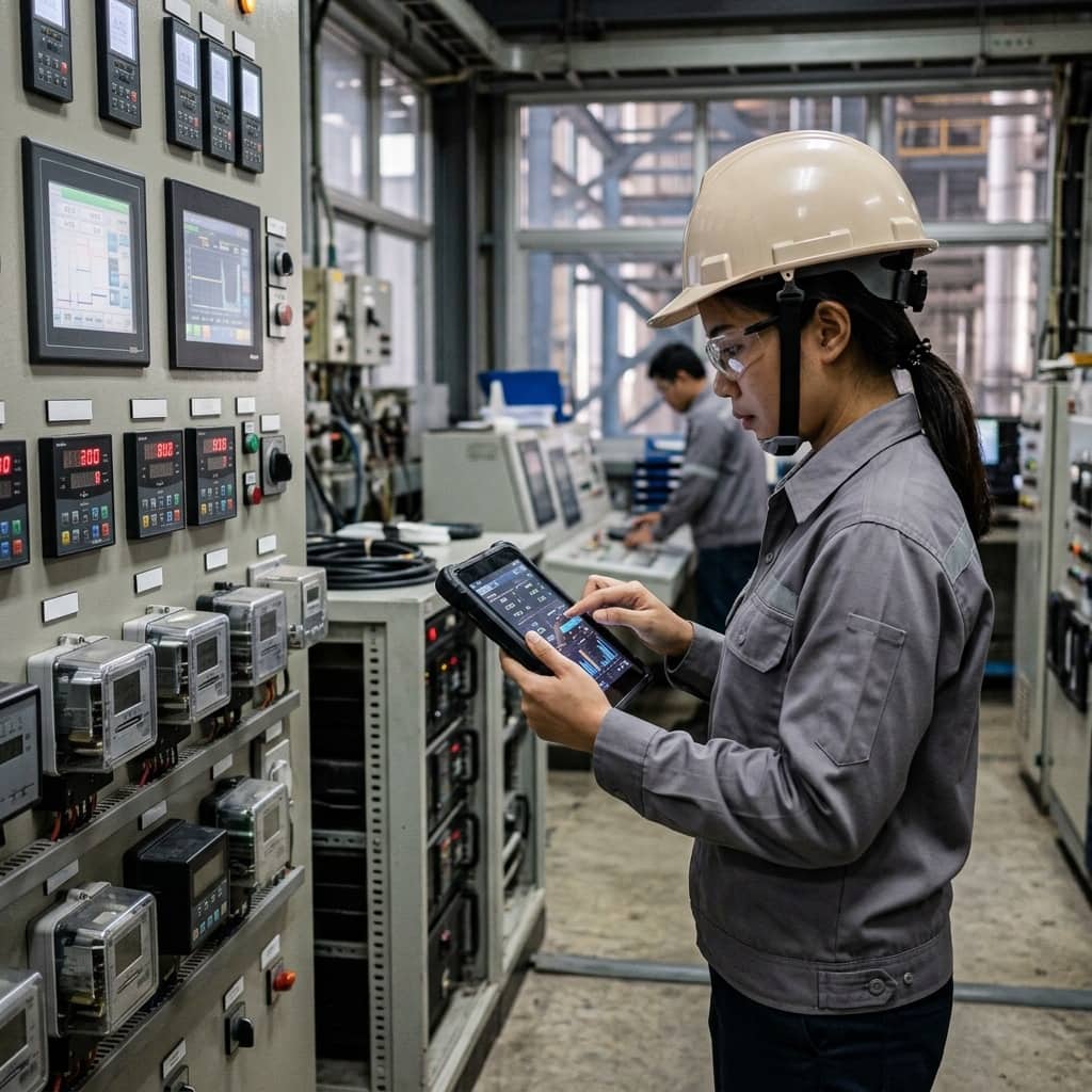 ภาพจำลองตัวอย่างเพื่อประกอบการอธิบาย: มาตรฐานระบบการจัดการพลังงาน ISO 50001: การตรวจวิเคราะห์ไฟฟ้าและการจัดทำค่าฐานพลังงาน