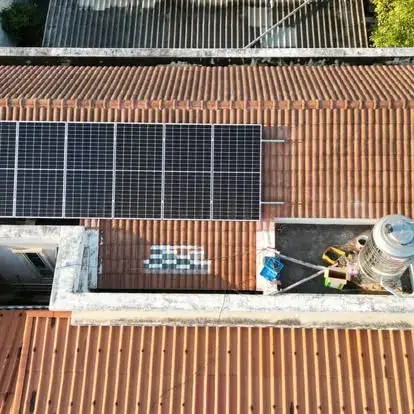 พลังงานจากฟ้า งานติดตั้ง Solar Rooftop ขนาด 3kW เพื่อประหยัดค่าไฟฟ้าที่กำลังสูงขึ้นในปั… — ภาพหน้างาน 2