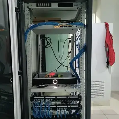 งานติดตั้งระบบ lan ระบบกล้อง cctv — ภาพหน้างาน 1