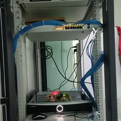 งานติดตั้งระบบ lan ระบบกล้อง cctv — ภาพหน้างาน 4