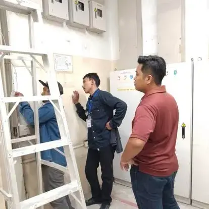 งานติดตั้งมิเตอร์ไฟฟ้า — ภาพหน้างาน 1