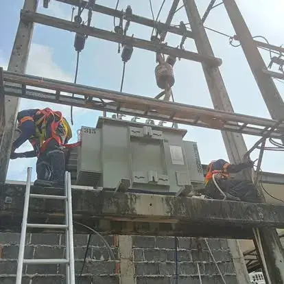 งานเปลี่ยนหม้อแปลง 315 kVA จ.สมุทรปราการ — ภาพหน้างาน 2