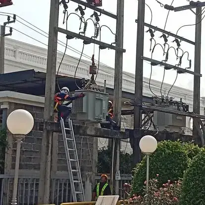 งานเปลี่ยนหม้อแปลง 315 kVA จ.สมุทรปราการ — ภาพหน้างาน 4