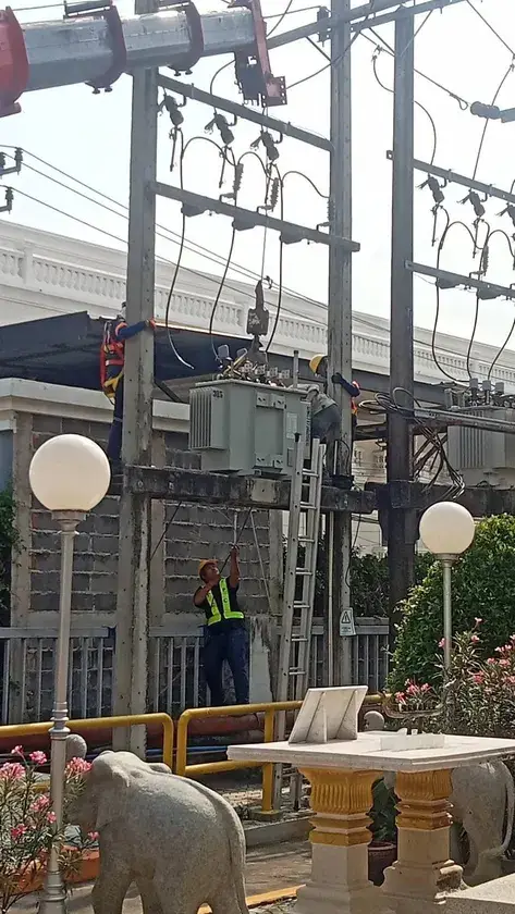 งานเปลี่ยนหม้อแปลง 315 kVA จ.สมุทรปราการ — ภาพหน้างาน 5