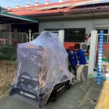 งานติดตั้งเครื่องกำเนิดไฟฟ้า พร้อมติดตั้งระบบไฟฟ้า ณ เรือนจำกลางคลองเปรม กทม. — ภาพหน้างาน 4