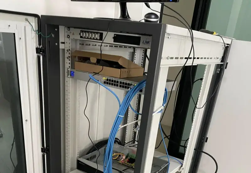 ติดตั้งระบบ CCTV และระบบไฟฟ้าภายใน Home Office — ภาพหน้างาน 3