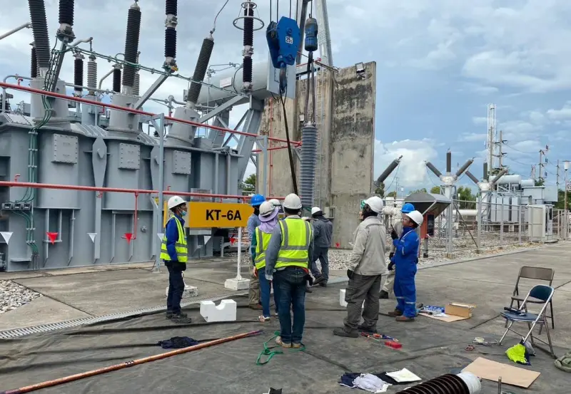 ซ่อมแซมและปรับปรุงหม้อแปลงไฟฟ้าขนาด 200 MVA — ภาพหน้างาน 4