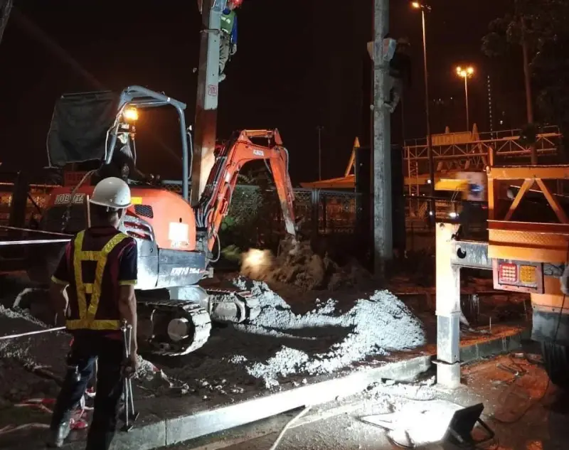 เดินระบบไฟฟ้าแรงสูง แรงต่ำ และติดตั้งระบบชาร์จรถยนต์ไฟฟ้า EV Charger — ภาพหน้างาน 6