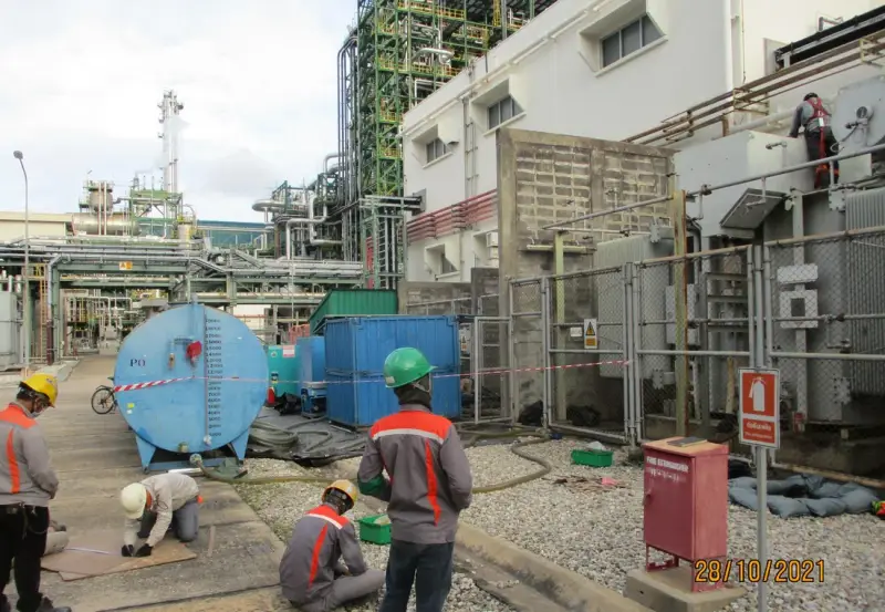 ซ่อมแซมและทดสอบหม้อแปลงไฟฟ้าขนาด 25/31.5 MVA — ภาพหน้างาน 5